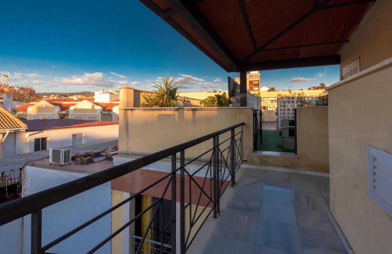 Modern Studio w/ Private Rooftop Terrace Málaga Exterior foto